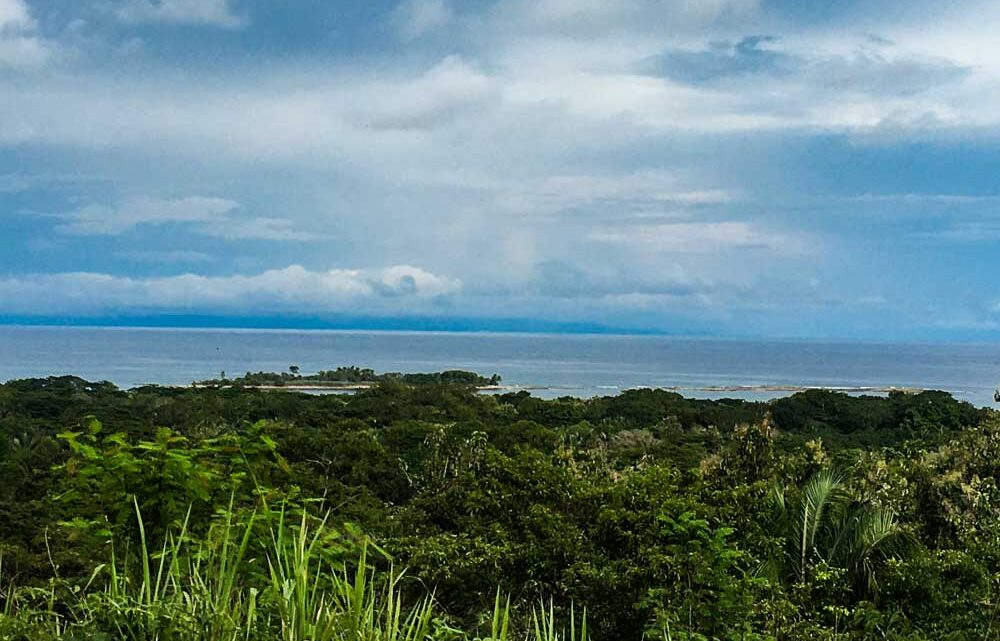 Ocean view land for sale near the sea and surf point in Cabuya Costa Rica